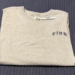 PINK Victoria's Secret Heather Gray Tee